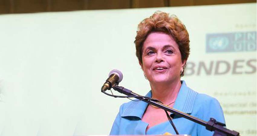 A presidenta Dilma Rousseff  na abertura da 12 Conferncia Nacional de Direitos Humanos - Valter Campanato/Agncia Brasil