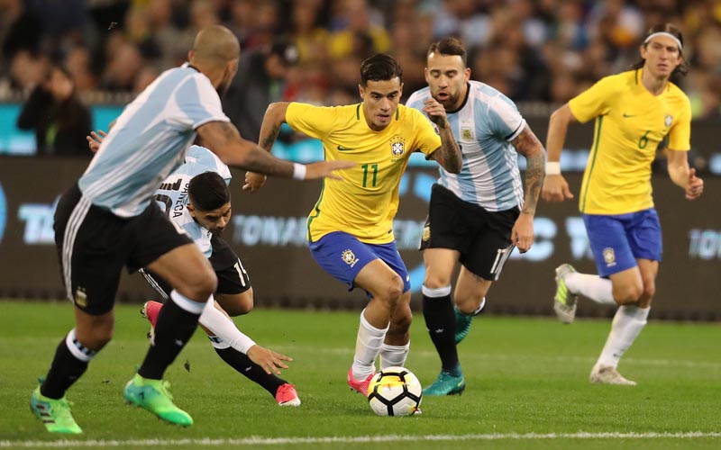 09/06/2017 Amistoso em Melbourne Brasil x Argentina. Foto : Lucas Figueiredo/CBF - Fotos Pblicas