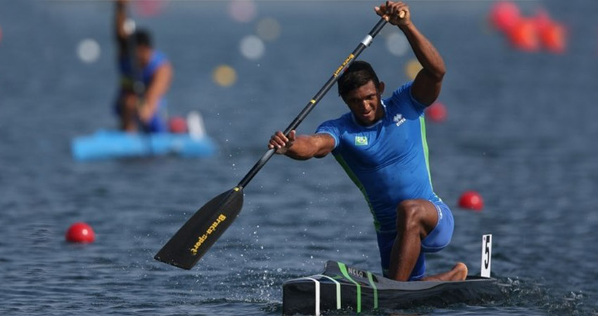 Isaquias Queiroz conquista a medalha de prata na canoagem de velocidade Divulgao/Comit Olmpico Brasileiro