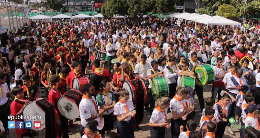 Impacto Esperana 2016, Concentrao na Praa Iria Diniz - Foto/Crdito: Samuel Bruno